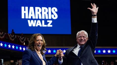 Dem VP candidate Tim Walz spoke for 1/4 of Kamala Harris' first .